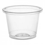 Choice PET Plastic Lid for 0.5 to 1.25 oz. Souffle Cup / Portion Cup - 100/Pack Choice PET Plastic Lid for 0.5 to 1.25 oz. Souffle Cup / Portion Cup - 100/Pack