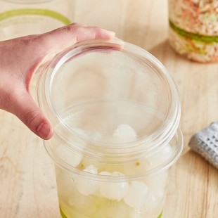 World Centric 8-32 oz. Clear PLA Plastic Deli Container Lid - 1,000/Case