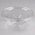 Dart SafeSeal 64 oz. Plastic Tamper-Resistant, Tamper-Evident Bowl with Flat Lid - 100/Case
