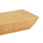 Carnival King Kraft Paper Food Sleeves for 5 lb. Food Trays - 250/Case
