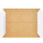 Carnival King Kraft Paper Food Sleeves for 5 lb. Food Trays - 250/Case