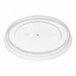Inno-Pak To Go Fresh 8-16 oz. Clear Plastic Food Cup Vented Lid - 500/Case
