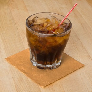 Hoffmaster Glittering Gold Beverage / Cocktail Napkin - 1,000/Case