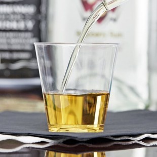Fineline Quenchers 402-CL 2 oz. Plastic Shot Cup - 2,500/Case