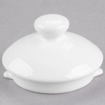 Libbey Slenda 14 oz. Royal Rideau White Porcelain Tea Pot with Lid - Sample