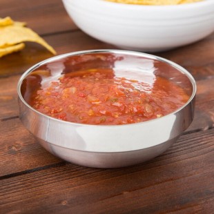 American Metalcraft SDWB55 16 oz. Round Double Wall Stainless Steel Serving Bowl