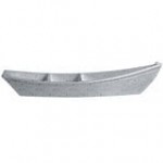 G.E.T. Enterprises BT320GB Bugambilia 3.6 Qt. Classic Textured Finish Black Granite Resin-Coated Aluminum Deep Boat with Dividers G.E.T. Enterprises BT320GB Bugambilia 3.6 Qt. Classic Textured Finish Black Granite Resin-Coated Aluminum Deep Boat with Dividers