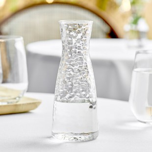 Front of the House Drinkwise 10 oz. Hammered Design Plastic Carafe