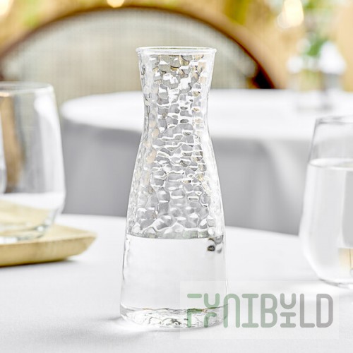 Front of the House Drinkwise 10 oz. Hammered Design Plastic Carafe