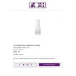 Front of the House Drinkwise 10 oz. Hammered Design Plastic Carafe Front of the House Drinkwise 10 oz. Hammered Design Plastic Carafe