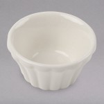 Hall China from Steelite International HL8290AWHA Ivory (American White) 2 oz. Flared China Ramekin - 36/Case Hall China from Steelite International HL8290AWHA Ivory (American White) 2 oz. Flared China Ramekin - 36/Case