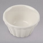 Hall China from Steelite International HL8290AWHA Ivory (American White) 2 oz. Flared China Ramekin - 36/Case Hall China from Steelite International HL8290AWHA Ivory (American White) 2 oz. Flared China Ramekin - 36/Case