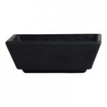 Creations Cali from Steelite International 3 oz. Black Melamine Square Dish - 12/Pack Creations Cali from Steelite International 3 oz. Black Melamine Square Dish - 12/Pack