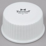 Tuxton BPX-0502 5 oz. Porcelain White Fluted China Ramekin - 48/Case Tuxton BPX-0502 5 oz. Porcelain White Fluted China Ramekin - 48/Case