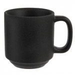 Tuxton VBX-0203 TuxTrendz Zion Matte Black 2 oz. China Pipkin Ramekin - 48/Case Tuxton VBX-0203 TuxTrendz Zion Matte Black 2 oz. China Pipkin Ramekin - 48/Case