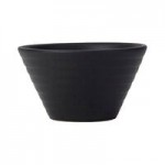 Tuxton VBX-0203 TuxTrendz Zion Matte Black 2 oz. China Pipkin Ramekin - 48/Case Tuxton VBX-0203 TuxTrendz Zion Matte Black 2 oz. China Pipkin Ramekin - 48/Case