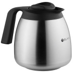 Bunn 51746.0001 64 oz. Stainless Steel Economy Thermal Carafe - Black Top