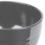TableCraft CW3170GY 3.5 Qt. Gray Cast Aluminum Fruit Bowl