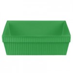 TableCraft CW1470GN 2 Qt. Green Cast Aluminum Square Condiment Bowl