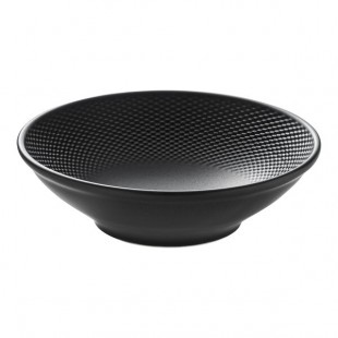 Heart & Soul Pine 50.7 oz. Round Coal Porcelain Bowl - 6/Case