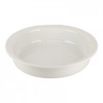 10 Strawberry Street Stella 6 Qt. Rectangular White Porcelain Serving Bowl - 8/Case