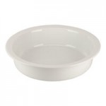 10 Strawberry Street Stella 6 Qt. Rectangular White Porcelain Serving Bowl - 8/Case