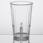 GET 8808-1-CL Spektrum 8 oz. Clear Customizable SAN Plastic Tumbler - 72/Case