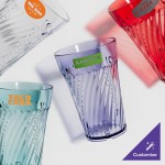 GET 2224-1-BL Tahiti 24 oz. Blue Customizable SAN Plastic Tumbler - 72/Case
