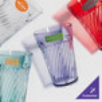 GET 2224-1-BL Tahiti 24 oz. Blue Customizable SAN Plastic Tumbler - 72/Case