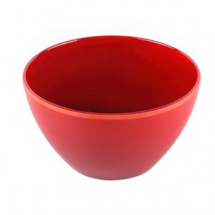 Elite Global Solutions Maya 24 oz. Red Reactive Glaze Round Melamine Bowl - 6/Case Elite Global Solutions Maya 24 oz. Red Reactive Glaze Round Melamine Bowl - 6/Case