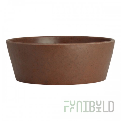 Creations Cali from Steelite International 9.5 oz. Redwood Melamine Round Bowl - 12/Pack
