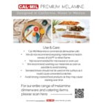 Cal-Mil 16 oz. White Classic Rim Melamine Bowl