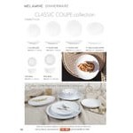 Cal-Mil 16 oz. White Classic Rim Melamine Bowl