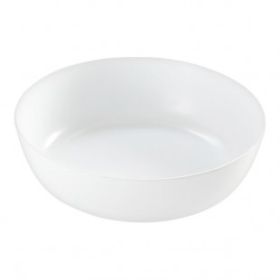 American Metalcraft Ani 104 oz. White Round Melamine Serving Bowl - 6/Case American Metalcraft Ani 104 oz. White Round Melamine Serving Bowl - 6/Case