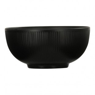 Cal-Mil Nomi 24 oz. Black Round Melamine Bowl - 6/Case