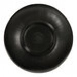 Cal-Mil Nomi 24 oz. Black Round Melamine Bowl - 6/Case