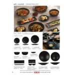 Cal-Mil Nomi 24 oz. Black Round Melamine Bowl - 6/Case