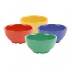 GET B-525-RO Diamond Mardi Gras 16 oz. Rio Orange Melamine Bowl - 24/Case