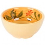 GET B-525-RO Diamond Mardi Gras 16 oz. Rio Orange Melamine Bowl - 24/Case