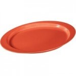 GET B-525-RO Diamond Mardi Gras 16 oz. Rio Orange Melamine Bowl - 24/Case