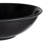 Vollrath 52870 34 oz. Black Melamine Round Serving Bowl