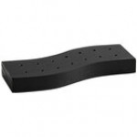 Acopa Mesa 14 Hole Dark Brown Wood Skewer / Cake Pop Holder