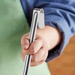 Choice 8 oz. One-Piece Stainless Steel Flat Bottom Ladle Choice 8 oz. One-Piece Stainless Steel Flat Bottom Ladle