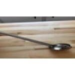 Choice 8 oz. One-Piece Stainless Steel Flat Bottom Ladle Choice 8 oz. One-Piece Stainless Steel Flat Bottom Ladle