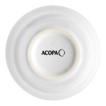 Acopa 7.25 oz. Bright White Rolled Edge Stoneware Bouillon Cup - 36/Case Acopa 7.25 oz. Bright White Rolled Edge Stoneware Bouillon Cup - 36/Case