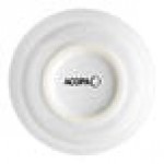 Acopa 7.25 oz. Bright White Rolled Edge Stoneware Bouillon Cup - 36/Case Acopa 7.25 oz. Bright White Rolled Edge Stoneware Bouillon Cup - 36/Case