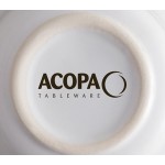 Acopa 7.25 oz. Bright White Rolled Edge Stoneware Bouillon Cup - 36/Case Acopa 7.25 oz. Bright White Rolled Edge Stoneware Bouillon Cup - 36/Case