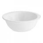 Acopa 7.25 oz. Bright White Rolled Edge Stoneware Bouillon Cup - 36/Case Acopa 7.25 oz. Bright White Rolled Edge Stoneware Bouillon Cup - 36/Case