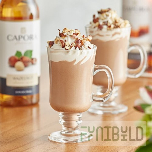 Capora Hazelnut Flavoring Syrup 750 mL - 6/Case