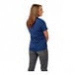 Mercer Culinary Metro Edge Women's Navy Blue Short Sleeve Brewer / Work Shirt - 2XL Mercer Culinary Metro Edge Women's Navy Blue Short Sleeve Brewer / Work Shirt - 2XL